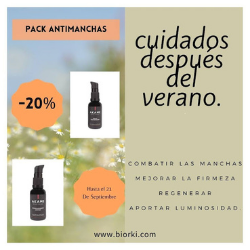 CUIDA DE TU PIEL DESPUÉS DEL VERANO - PACK ANTIMANCHAS BIORKI CUIDA DE TU PIEL DESPUÉS DEL VERANO - PACK ANTIMANCHAS BIORKI